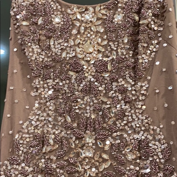 Adrianna Papell sequins and beaded sleeveless dress - Picture 3 of 7